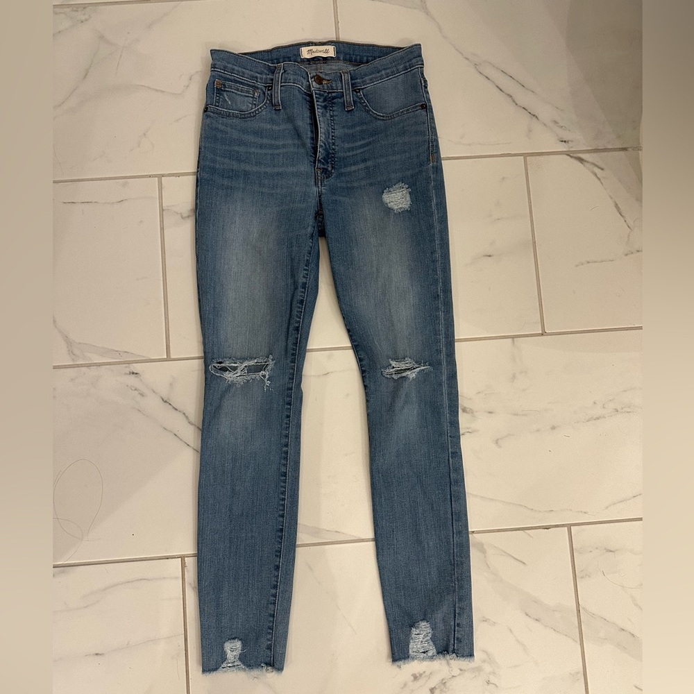 Madewell 9” high rise skinny - 27